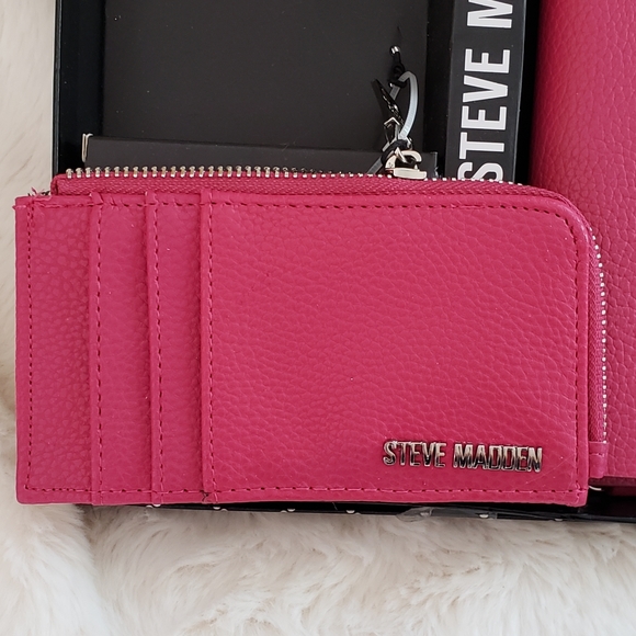 Steve Madden Card Case and Travel Pouch Gift Boxed Set NWT - Picture 8 of 14